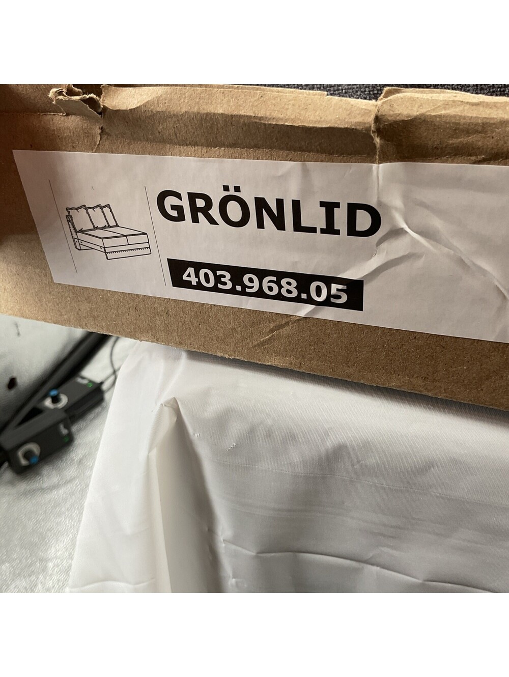 IKEA GRÖNLID Sofa Cover Gray 403.968.05 (see Part Number And Pics)